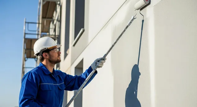 Stucco repaint in Valencia